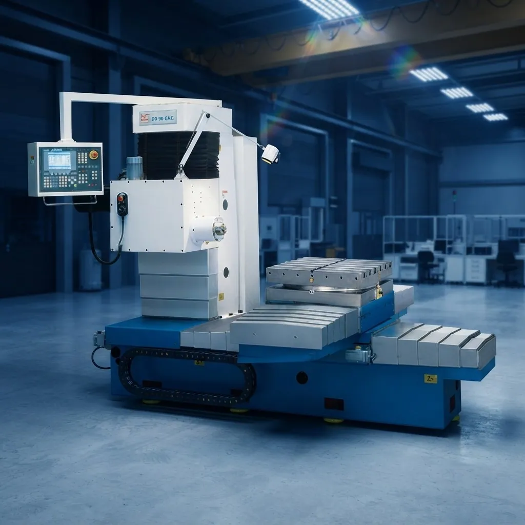 Координатно-расточный станок PO 90 CNC в цеху